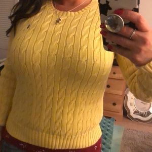 Yellow Ralph Lauren sweater size L